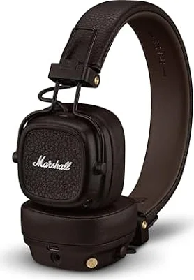 Marshall Major V Wireless On-Ear Headphones - Brown