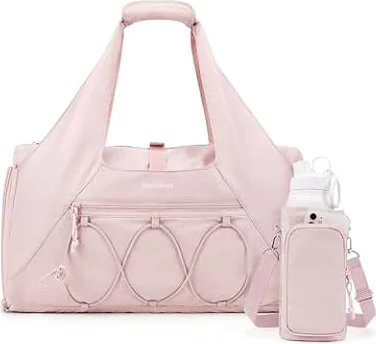 BAGSMART Gym Bag Weekender Bags for Women with Shoe Compartment