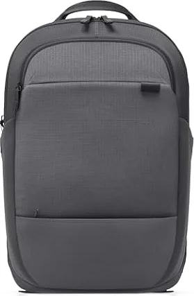 Dell Pro 13-14 Plus EcoLoop Backpack - CP5426G, Grey - Compact 14-inch Laptop Bag with Ocean Plastic, Sustainable Materials, Reflective Safety Strips & Smart Organization