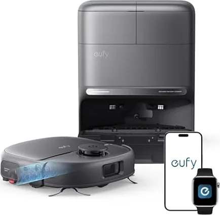 eufy C28 Omni, Robot Vacuum and Mop, HydroJet Self Clean Roller Mop | Upgraded from X10 Pro Omni, Zero-Tangle for Pet Hair, Auto Mop Washing&Drying, Self-Emptying&Refilling 2026 New