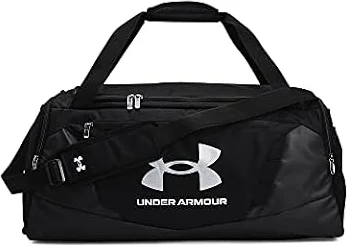 Under Armour Unisex-Adult Undeniable 5.0 Duffle, Black (001)/Metallic Silver, Small, Black (001)/Metallic Silver, Small