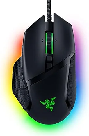 Razer Basilisk V3 Customizable RGB Wired Ergonomic Gaming Mouse, Black