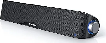 Nylavee Computer Speakers, Hi-Fi Sound Quality PC Speakers for Desktop