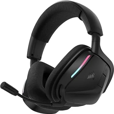 CORSAIR Void v2 Wireless Bluetooth PC PS5 Switch Gaming Headset – Black | Clear Microphone, Dolby Atmos, Lightweight, Up to 70Hr, Fast Charging, 2.4GHz, Effortless Connectivity, PS4, Mobile