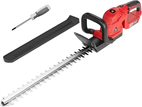 Cordless Hedge Trimmer with Rotatable Handle for Milwaukee M18 Battery, 52cm Brushless Motor Trimmers Battery Powered, Electric Hedge Trimmer Cordless Bush Trimmers for Garden(Battery Not Included)