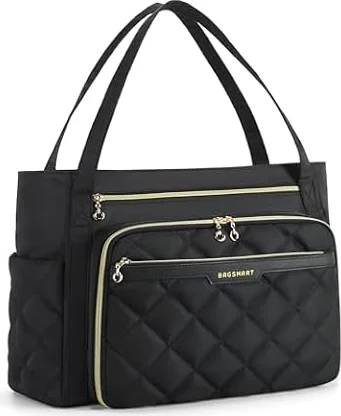 BAGSMART 15.6 Inch Laptop Bag Teacher Tote Bag with Insulated Pocket