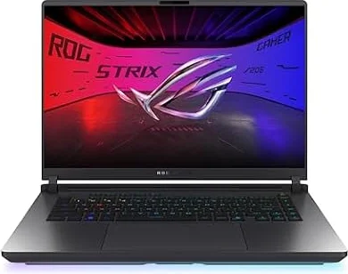 ASUS ROG Strix G16 (2025) Gaming Laptop, 16” ROG Nebula 16:10 2.5K 165Hz/3ms, NVIDIA GeForce RTX 5060, Intel Core i7-14650HX, 16GB, 512GB, G615JMR-AS73-CA