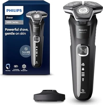 Philips Series 5000 Electric Shaver, Deep Black