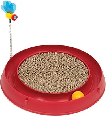 Catit Catit Play 3 in 1 Circuit Ball Toy with Scratch Pad