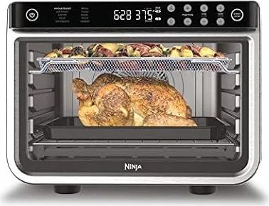 Ninja DT201C, Foodi 10-in-1 XL Pro Air Fry Oven, Stainless steel, 1800W (Canadian version)