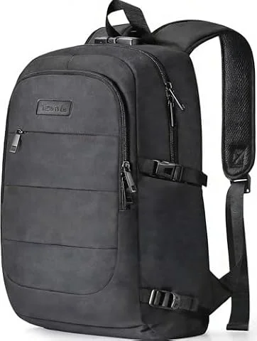 Tzowla Laptop Backpack Anti-Theft Water Resistant Bag with USB Charging Port and Lock 15.6 Inch Computer Business Travel Backpacks for Women Men College School Student Gift,Bookbag Casual Daypack