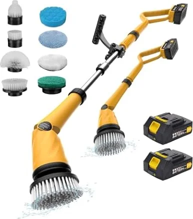 Qimedo 1500 RPM High Power Electric Spin Scrubber Q2 (Yellow)