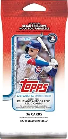 2025 Topps Update Series Baseball Fat Pack 36 Total Cards