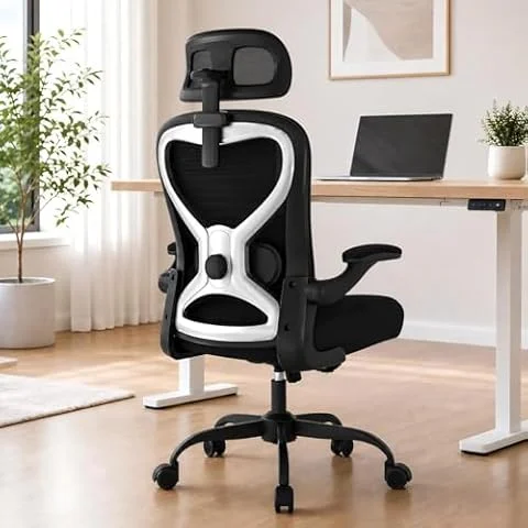 Ergonomic Office Chair for Long Hours and Back Pain, 3.5" Cushion, 330 LBS