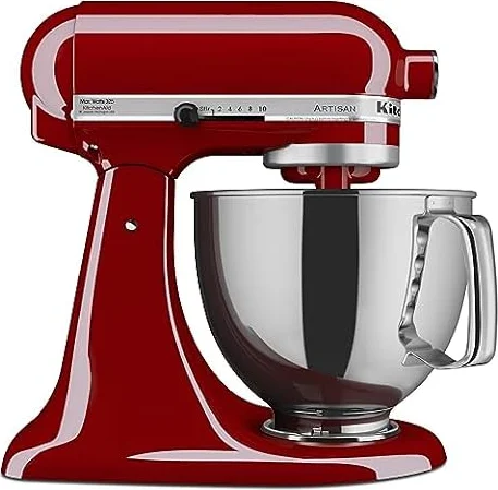 KitchenAid Artisan Series 5-Quart Tilt-Head Stand Mixer, Empire Red, KSM150PSER