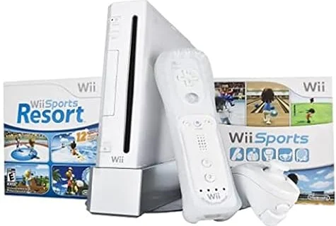 Wii Bundle with Wii Sports & Wii Sports Resort - White