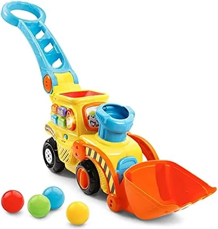 VTech Pop-a-Balls Push & Pop Bulldozer - English Version