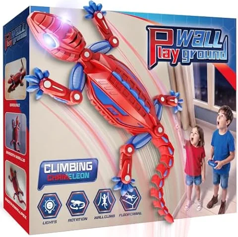 Wall Climbing Gecko Toy Birthday Gift for Boy Age 4 5 6 7 8 9 10+ Year Old