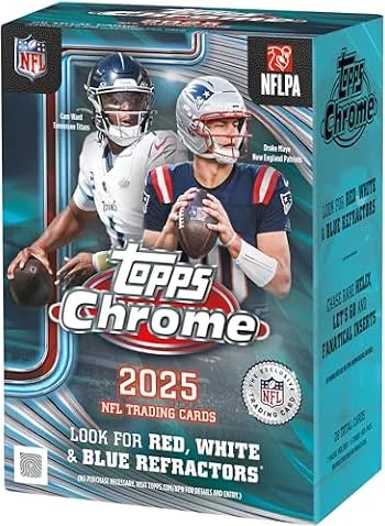 2025 Topps Chrome Football - Factory Sealed - Value Box