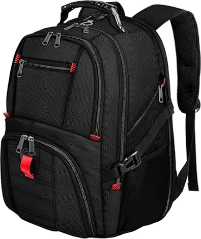 YOREPEK 18.4 Inch TSA Travel Laptop Backpack for Men and Women, Black