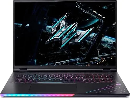 Acer Predator AI Gaming Laptop | RTX 5080 | Intel Ultra 9 275HX CPU | 32GB DDR5 RAM | 1TB Gen 5 SSD | 18" 2560x1600 250Hz Display | WiFi 7 (1 yr Manufacturer Warranty) (Renewed)